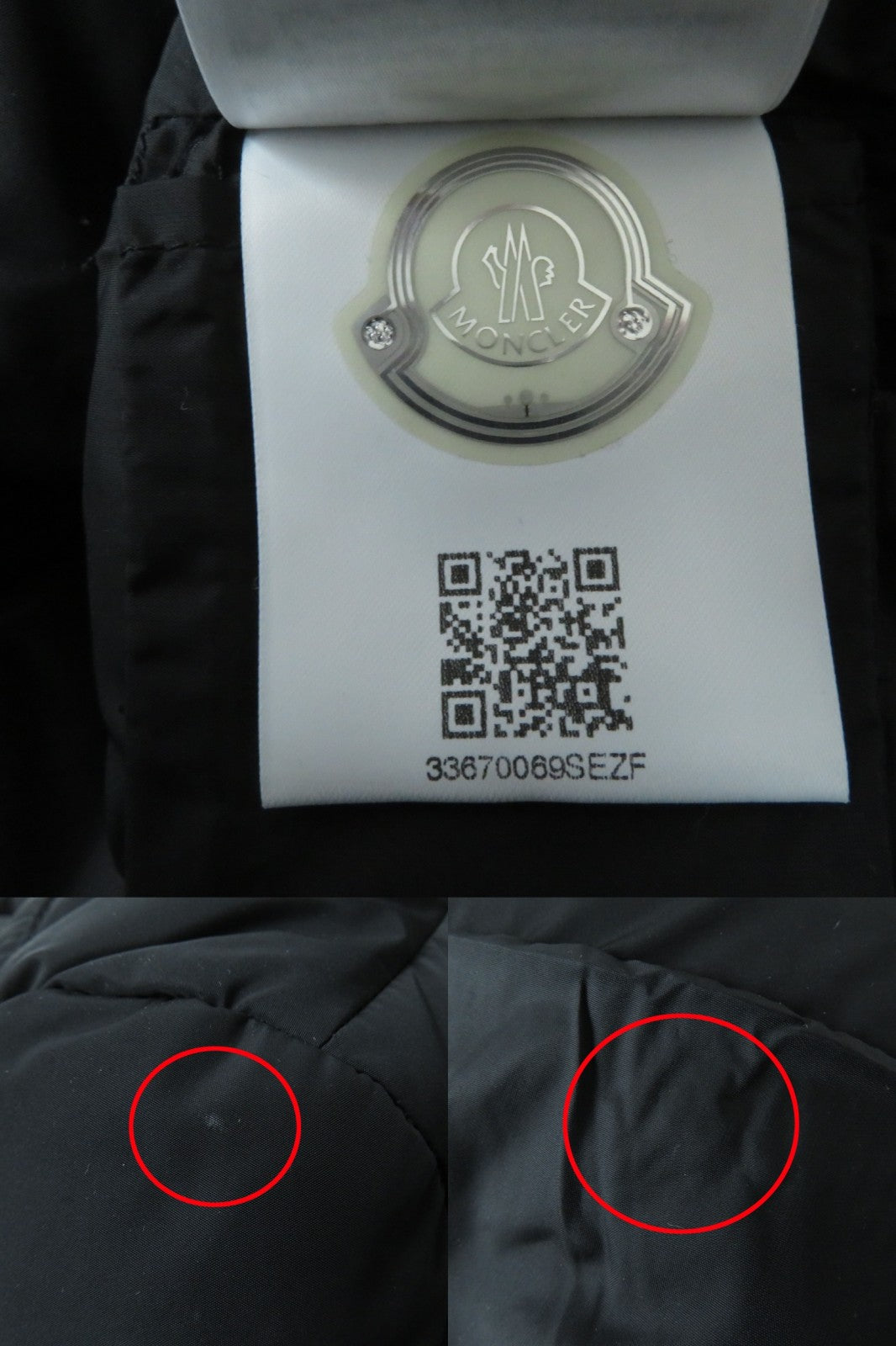 MONCLER – Down Coat – Lobelia – Black – Size 0