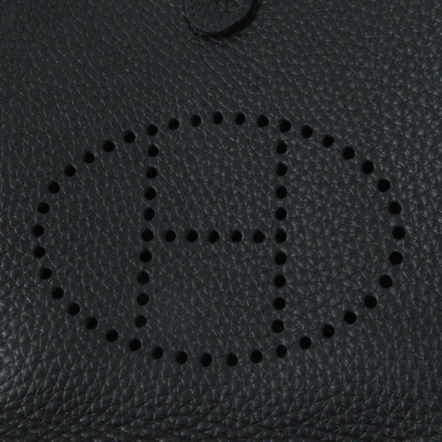 HERMÈS Evelyne TPM (très petit modèle)in Black Taurillon Clémence Leather with Palladium Hardware (2024) – 100% Authentic