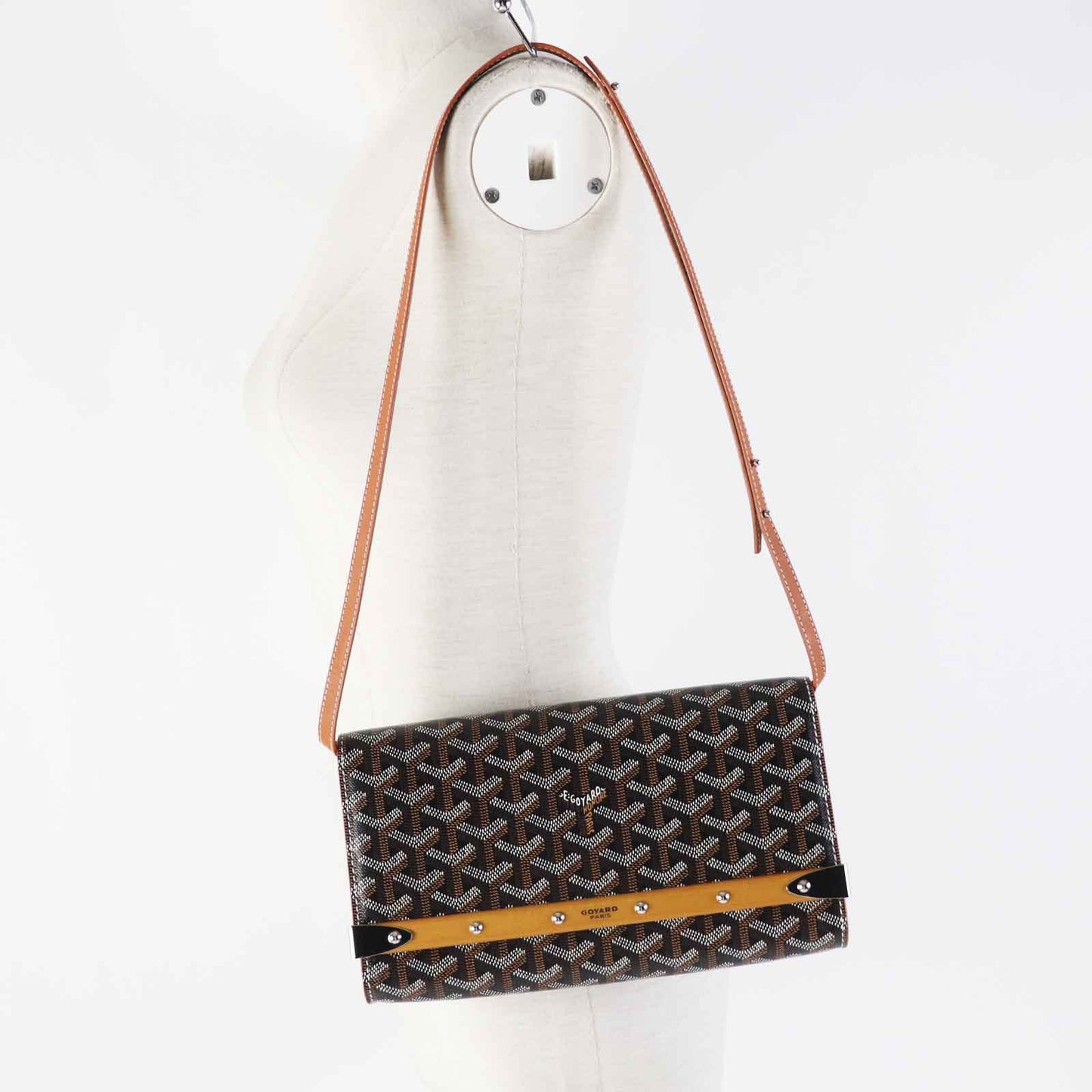 GOYARD Monte Carlo Goyardine (Circa Early 2010s, Designer: Goyard under Morel Family) – Pre-Owned, 100% Authentic