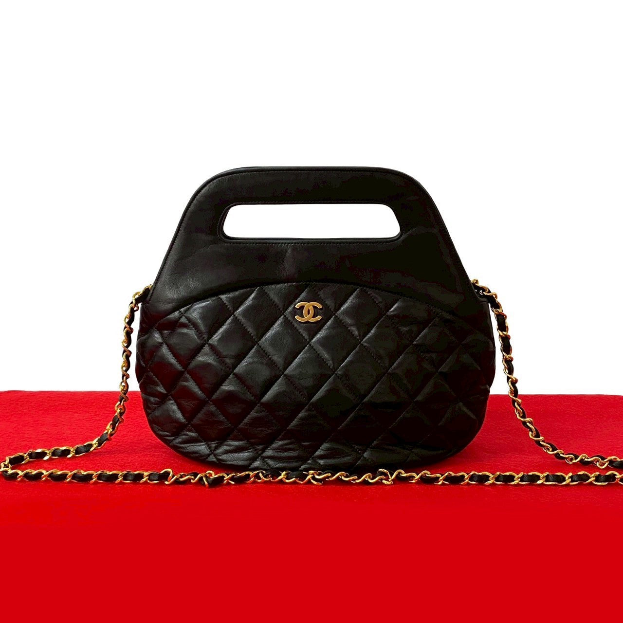 CHANEL Matelassée COCO Mark – 1st 🥇 Series – Karl Lagerfeld Era – 1989–1991 – 100% Authentic ✨Very good Pre-Owned vintage condition