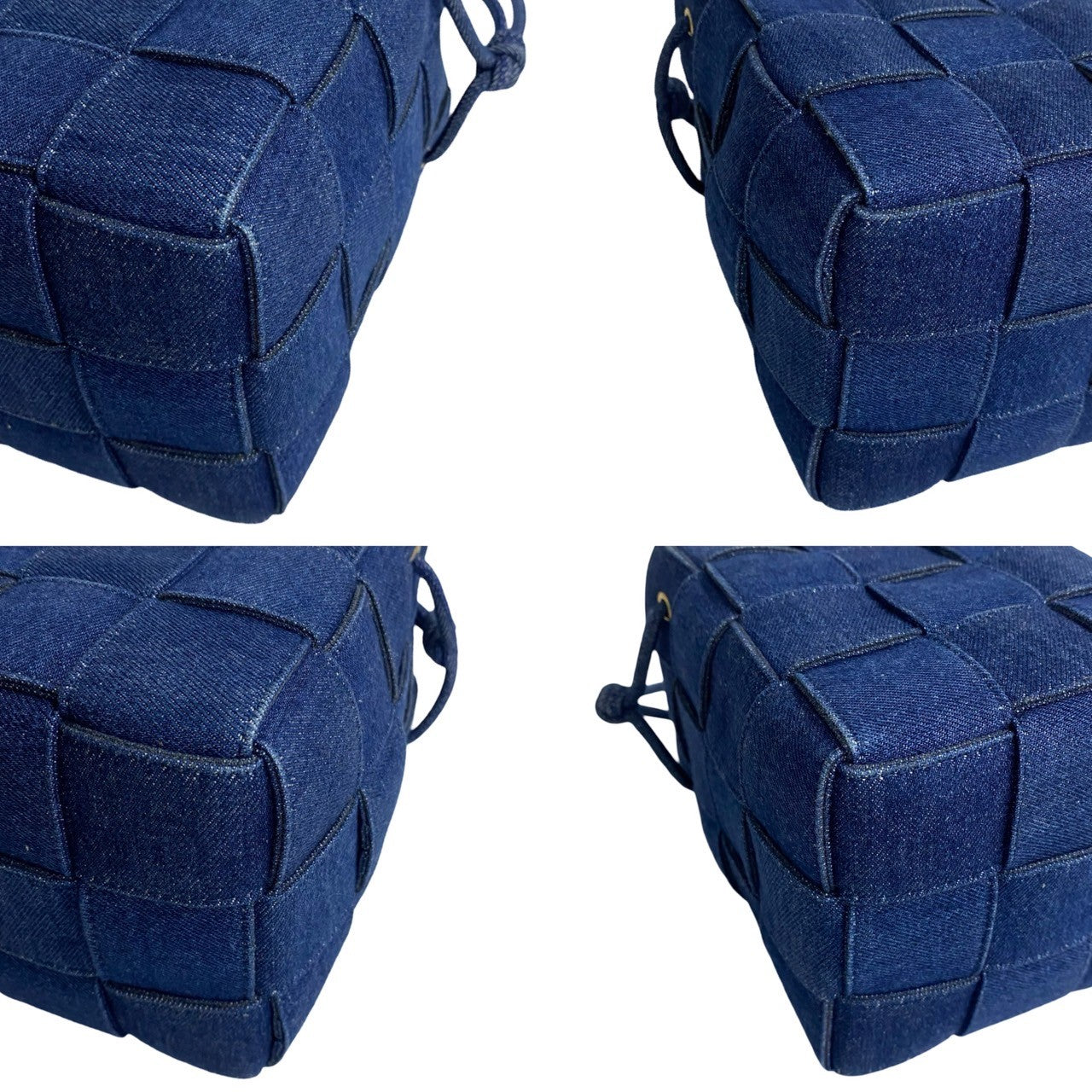 Bottega Veneta Small Cassette Bucket in Blue Denim ā Resort 2021, Designed by Daniel Lee, 100% Authentic Pre-Owned