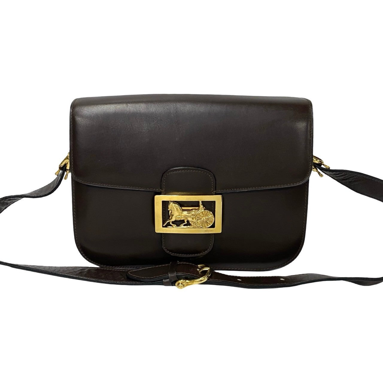 CELINE Carriage Metal by Celine Vipiana – 1970s–1980s – 100% Authentic Pre-Owned✨ Good Vintage Condition