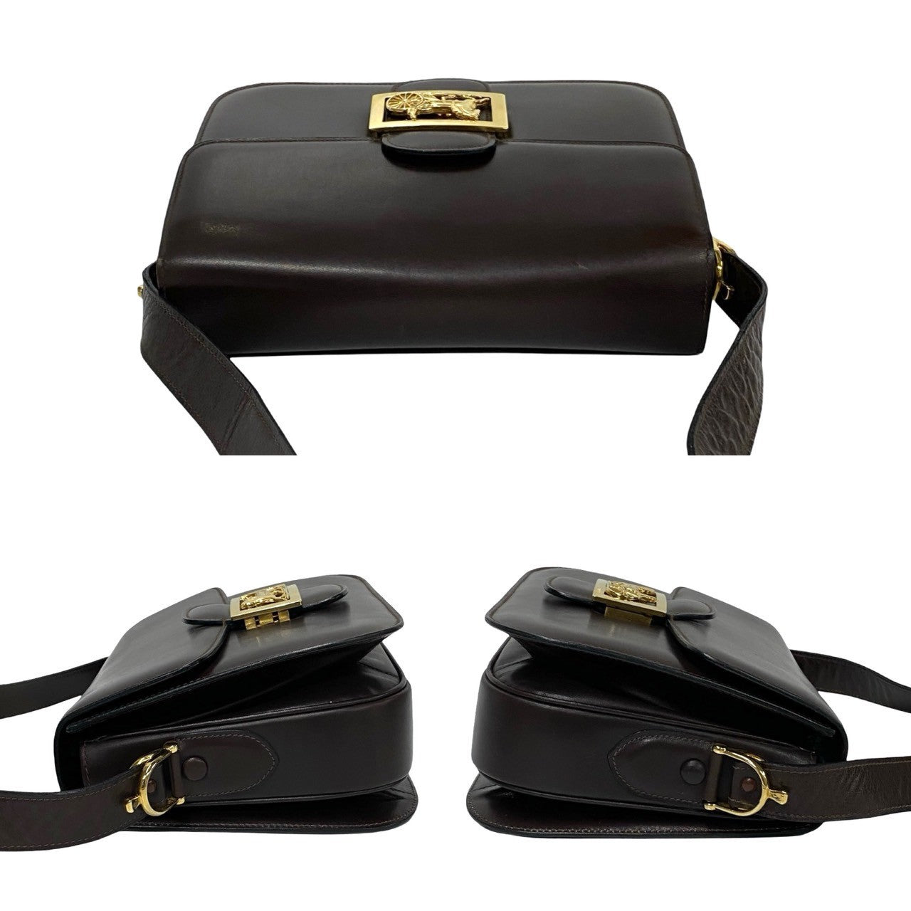 CELINE Carriage Metal by Celine Vipiana – 1970s–1980s – 100% Authentic Pre-Owned✨ Good Vintage Condition