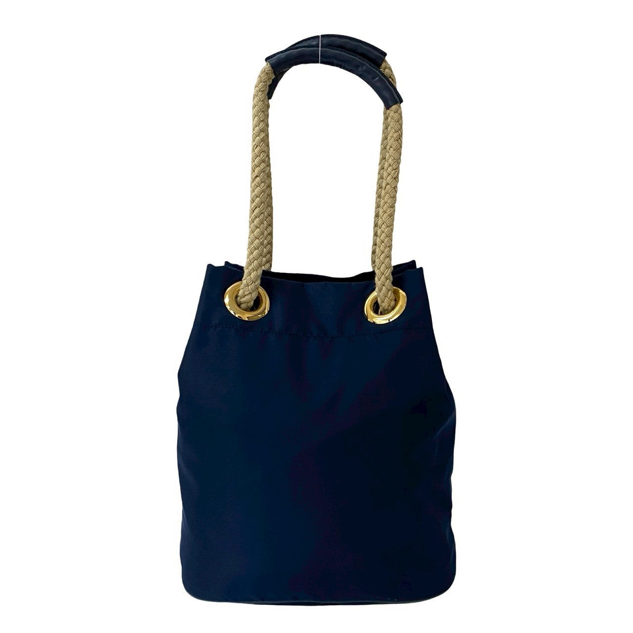 PRADA – Shoulder Bag – Triangle Logo Metal – Navy – Late 1980s Design by Miuccia Prada – 100% Authentic Pre-Owned✨Nearly New