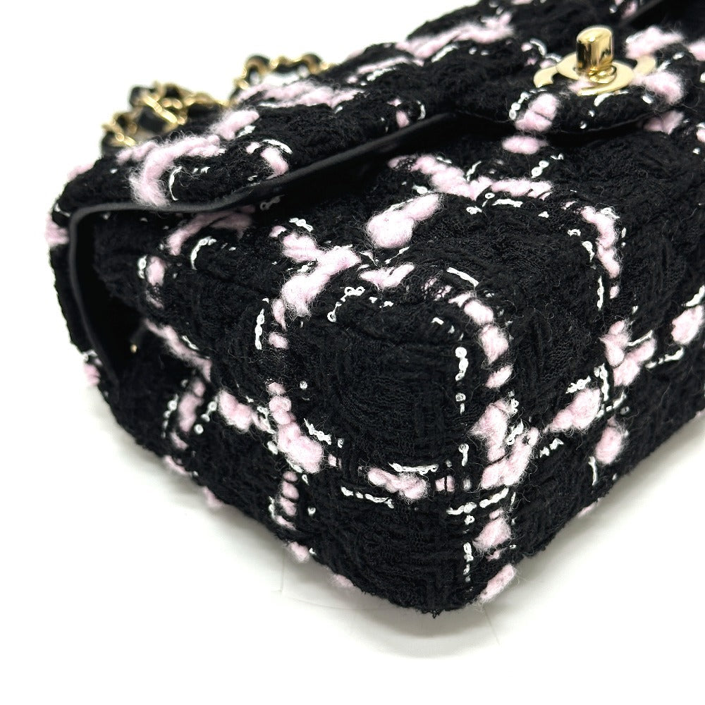 CHANEL – Classic Mini Matelassée otweed by Karl Lagerfeld Era 100% Authentic Pre-Owned NS Rank ✨Unused exhibit ✨