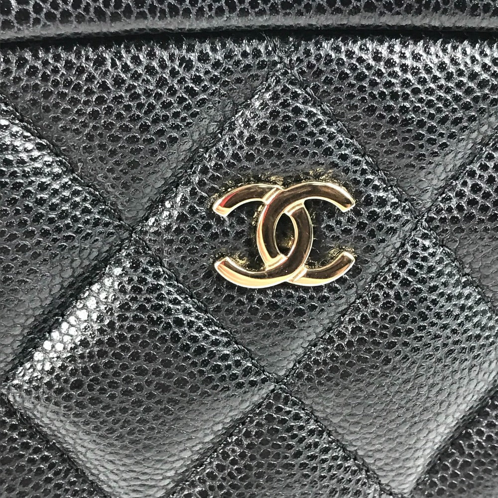 CHANEL – Pouch – CC COCO Mark Logo Matelassée– Karl Lagerfeld Era – Approx. 2018–2019 – 100% Authentic Pre-Owned SA Rank ✨ Excellent