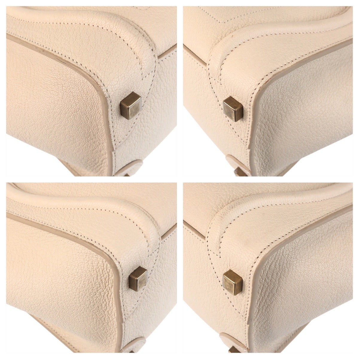Celine The Luggage Micro Phoebe Philo Era – Early 2010s – Ivory/Gold Metal – 100% Authentic Pre-Owned ✨