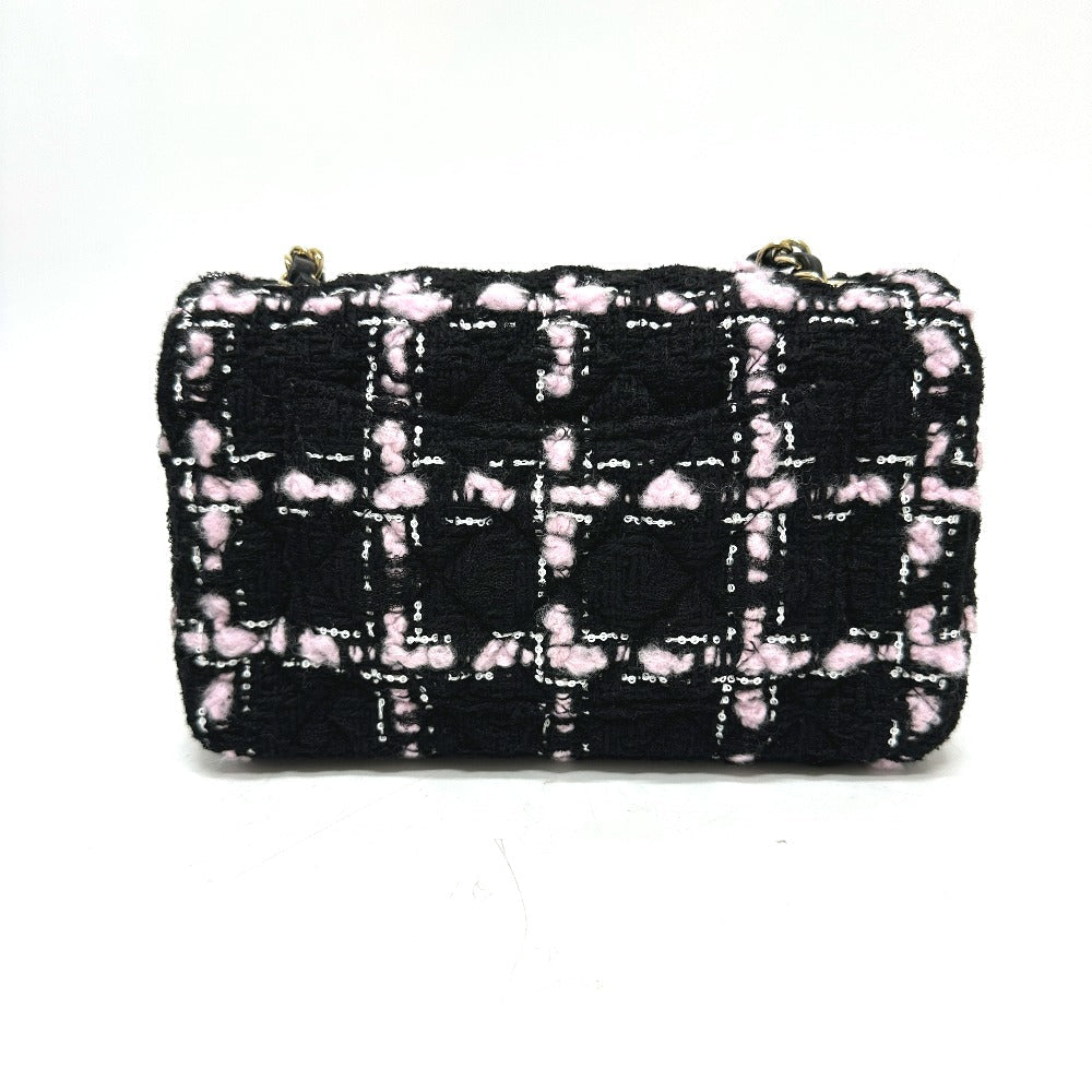 CHANEL – Classic Mini Matelassée otweed by Karl Lagerfeld Era 100% Authentic Pre-Owned NS Rank ✨Unused exhibit ✨