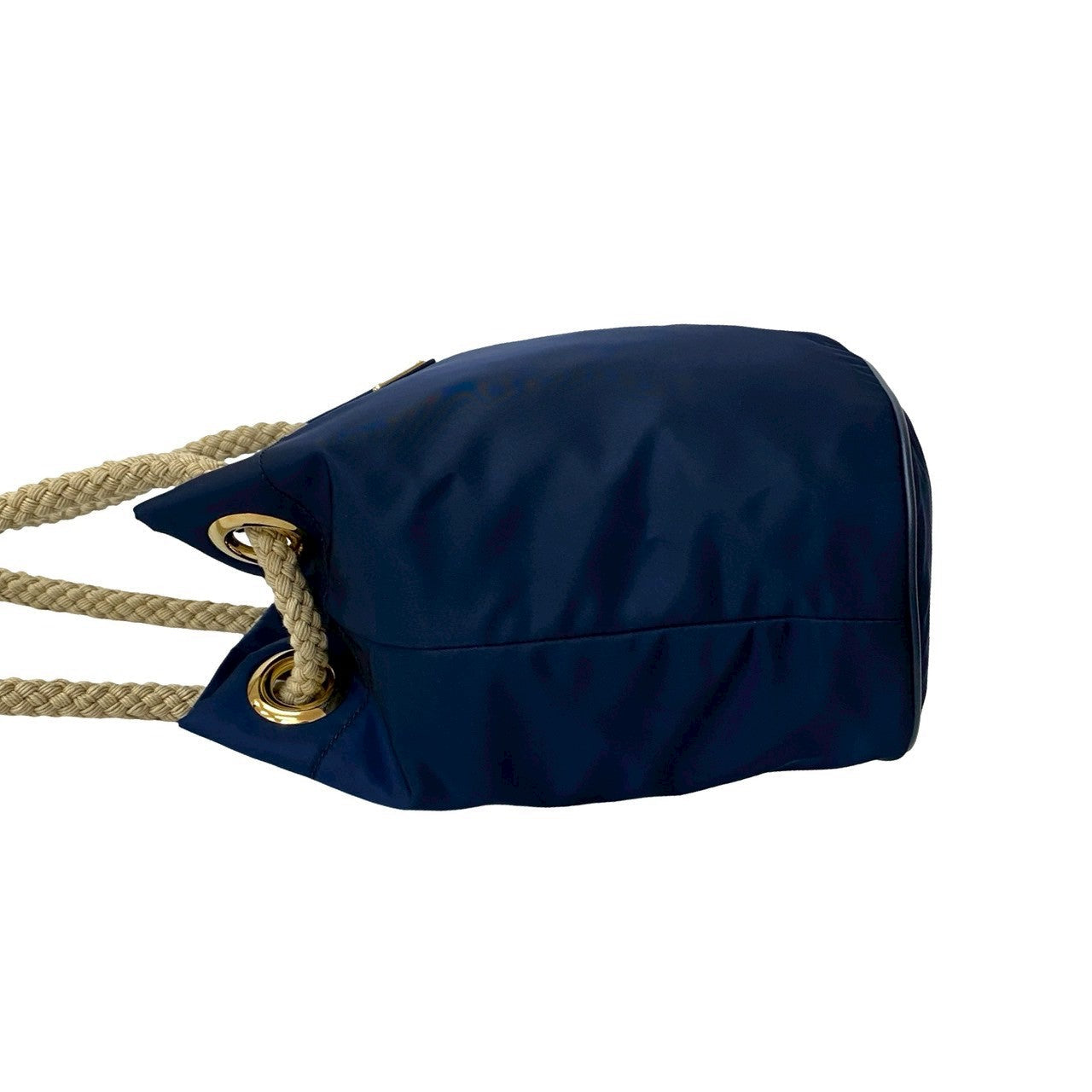 PRADA – Shoulder Bag – Triangle Logo Metal – Navy – Late 1980s Design by Miuccia Prada – 100% Authentic Pre-Owned✨Nearly New