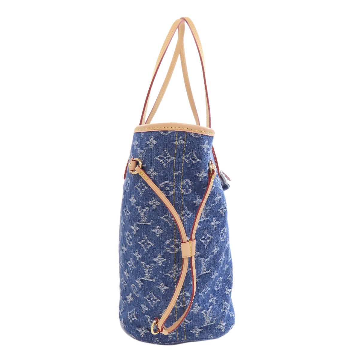 LOUIS VUITTON – Monogram Denim Blue Neverfull MM Nicolas Ghesquière SS25 / Resort 2025 100% Authentic Pre Owned ✨