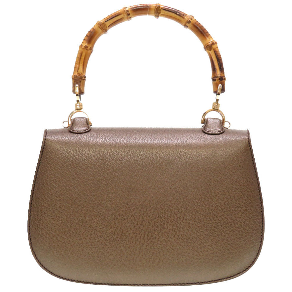 Gucci Bamboo 2WAY in Bronze (2022, Alessandro Michele) – 100% Authentic Pre-Owned✨ Near new; worn a few times