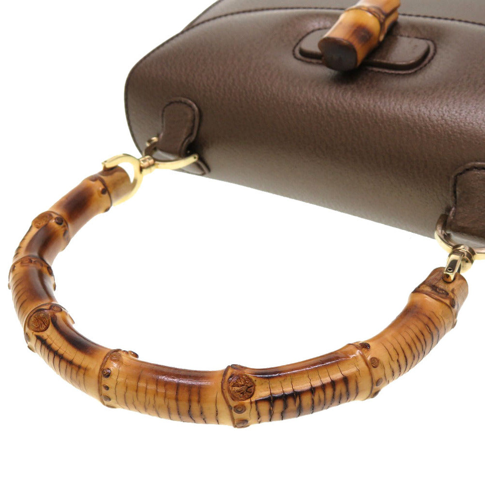 Gucci Bamboo 2WAY in Bronze (2022, Alessandro Michele) – 100% Authentic Pre-Owned✨ Near new; worn a few times