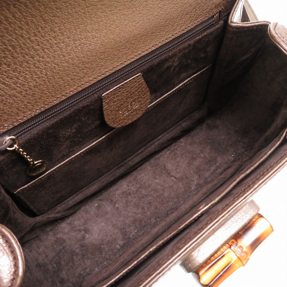 Gucci Bamboo 2WAY in Bronze (2022, Alessandro Michele) – 100% Authentic Pre-Owned✨ Near new; worn a few times