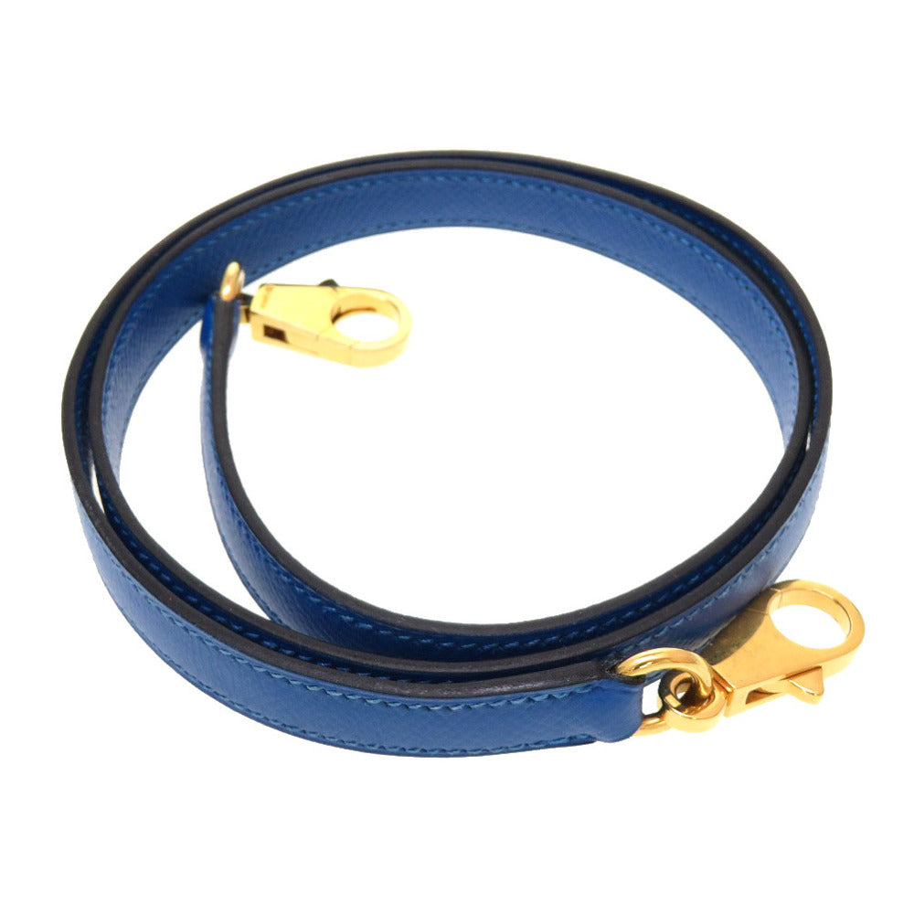 Hermès Bolide 35 Courchevel Leather Handbag in Blue (Circa Late 1990s–Early 2000s) – Pre-Owned, 100% Authentic
