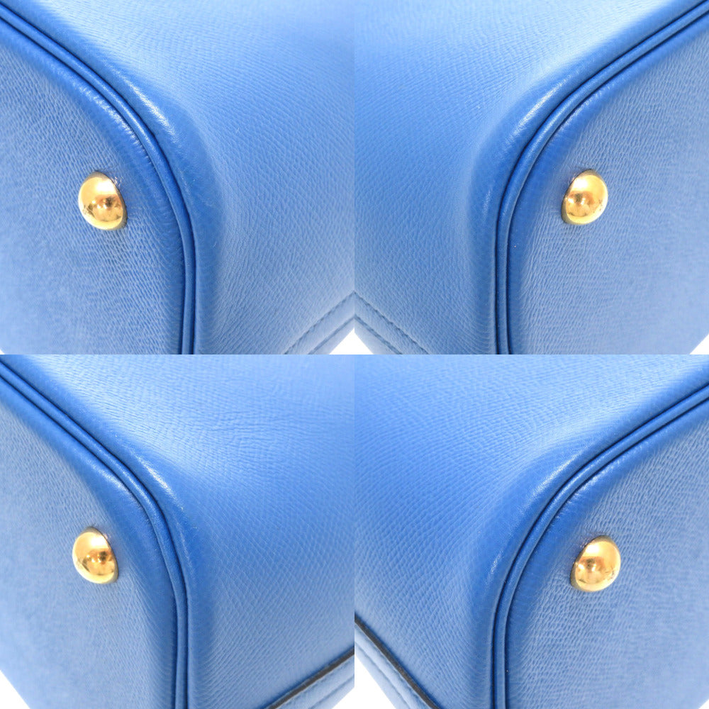 Hermès Bolide 35 Courchevel Leather Handbag in Blue (Circa Late 1990s–Early 2000s) – Pre-Owned, 100% Authentic
