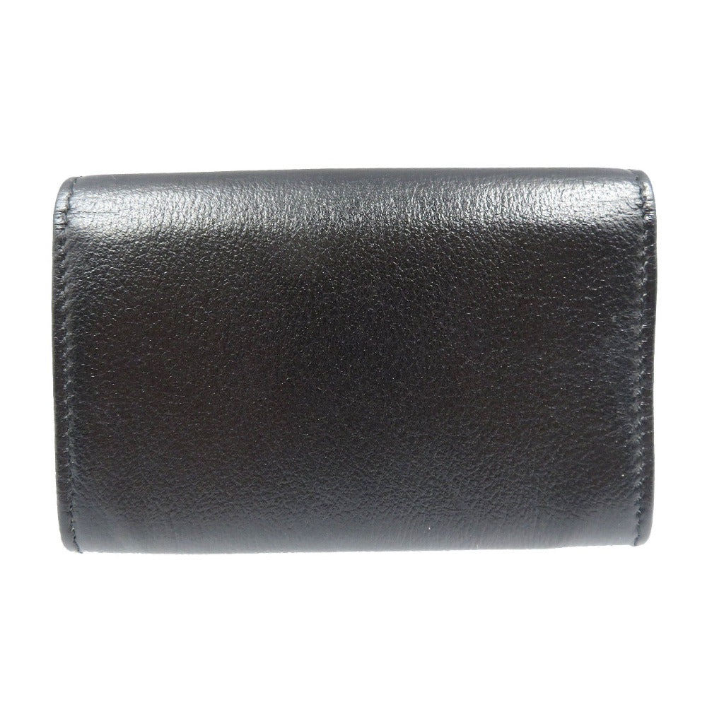 CHANEL Camelia Black Leather Card Case, 2011–2012 Item Karl Lagerfeld – 100% Authentic Pre-Owned