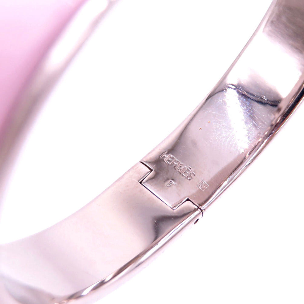 Hermès Clic Clac H Bracelet PM in Pink Enamel with Palladium-Plated Hardware
100% Authentic (Genuine) – ✨Excellent Pre-Owned