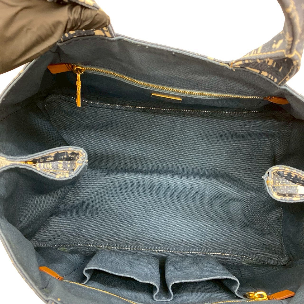 Prada Blue canvas with signature triangle logo hardware Introduced Early 2000s by Miuccia Prada โ 100% Authentic Pre-Owned AB Rank โจ Gently Used