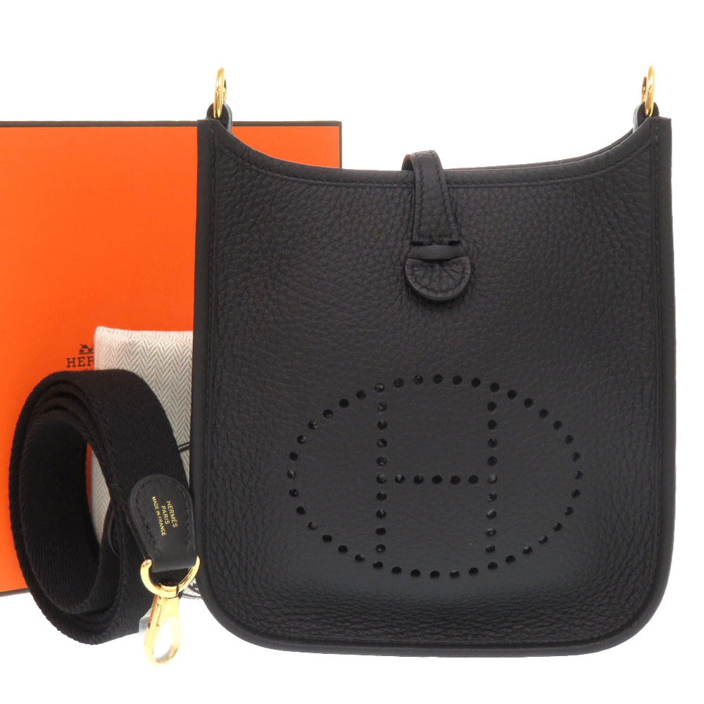 HERMÈS Evelyne TPM Amazone – Taurillon Clémence Black Jean-Paul Gaultier Era 2024 (W Stamp) 100% Authentic Pre-Owned ✨