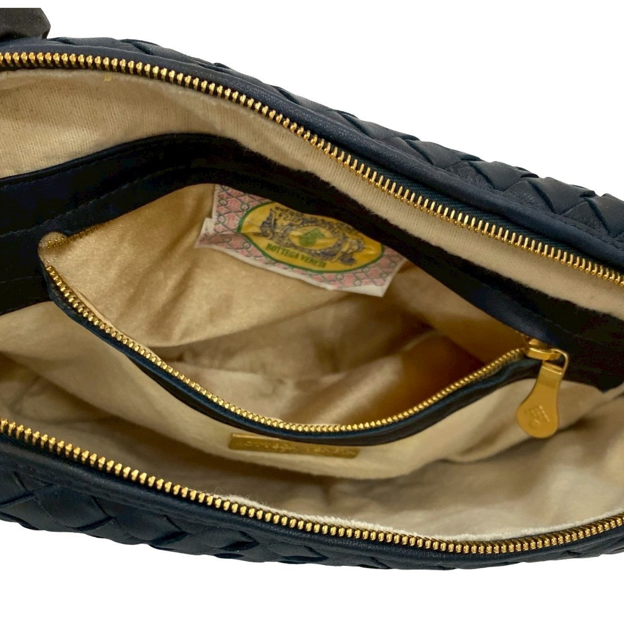 Bottega Veneta Intrecciato Leather Navy by Tomas Maier Era Mid 2010s 100% Authentic β¨ Excellent Pre-Owned