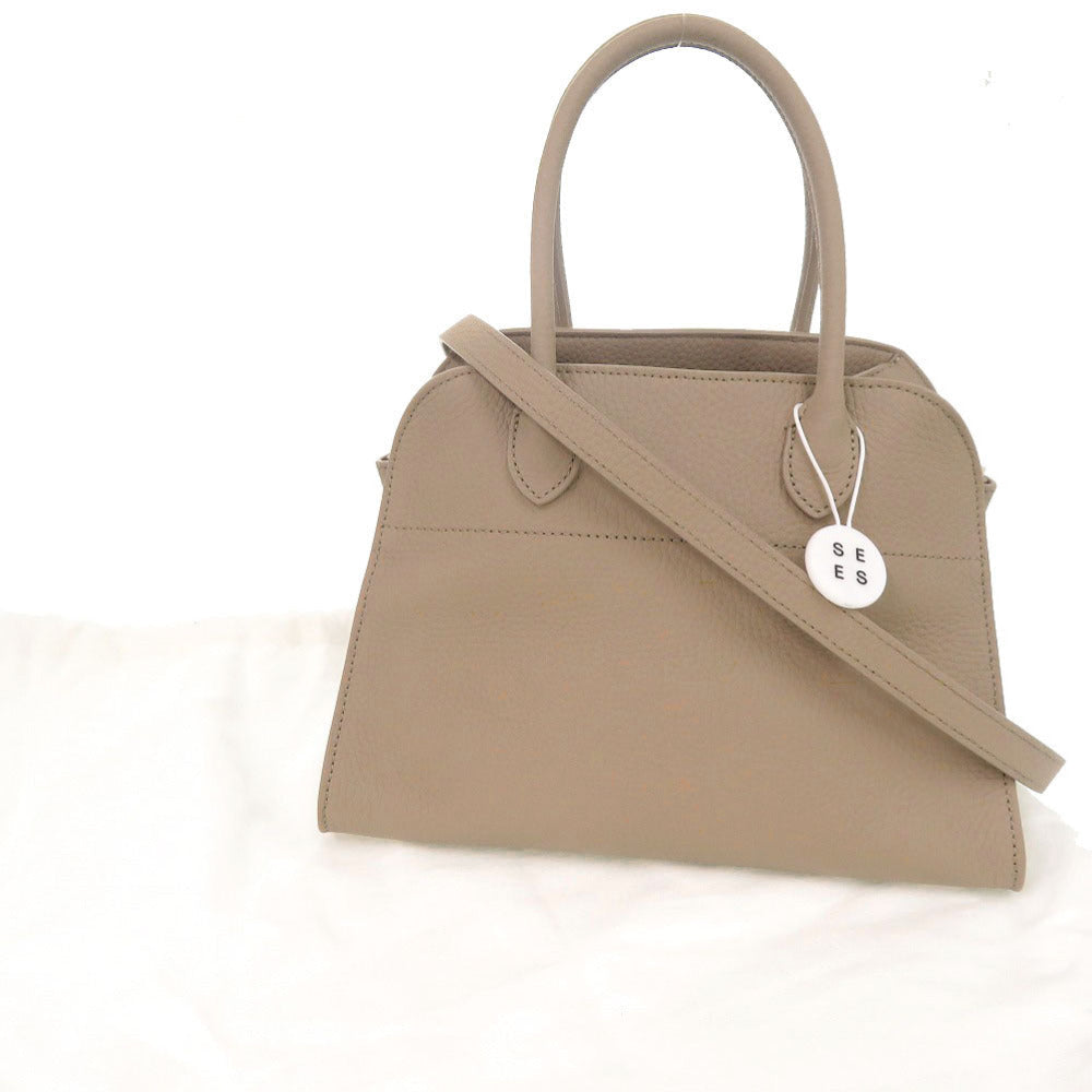 THE ROW – Handbag – Soft Margaux 10 – Dark Taupe – 2-Way – Mary-Kate & Ashley Olsen – Current Collection (2024–2025) – 100% Authentic Pre-Owned ✨