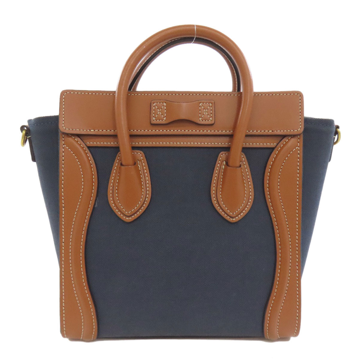 CELINE The Luggage Nano 2WAY Navy from Italy – 100% Authentic Pre-Owned A Rank ✨ Very Good
