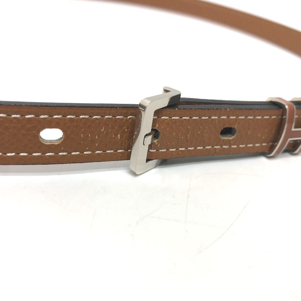 HERMÈS – “Pop H” Belt 15 Epsom Leather Brown Size 80 Introduced 2010 Inspired by Philippe Mouquet – 100% Authentic Pre-Owned Near Mint✨
