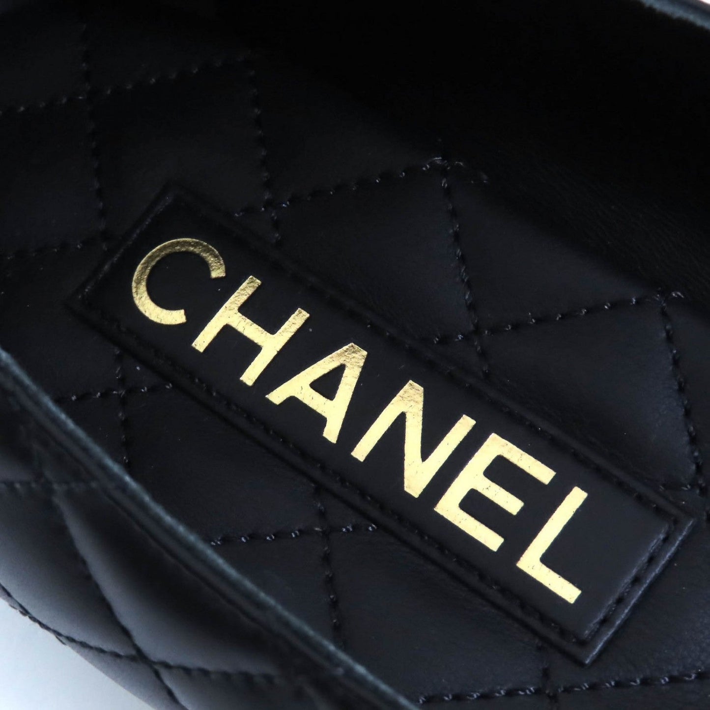 CHANEL Ballerinas Black Leather – Size 36 – Fall/Winter 2024 (Boutique) collection from CHANEL. – 100% Authentic Pre-Owned Fall/Winter 2024 S Rank ✨Like New✨