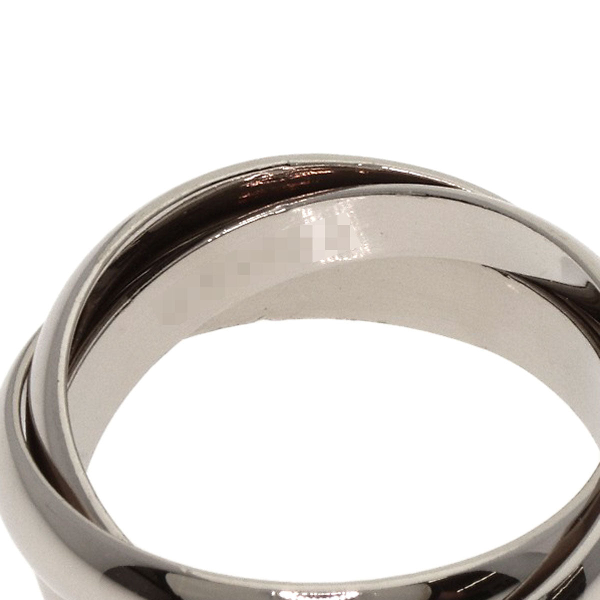 CARTIER – Trinity Ring #52 – 18K White Gold – Women – 100% Authentic ✨Excellent Pre-Owned Condition