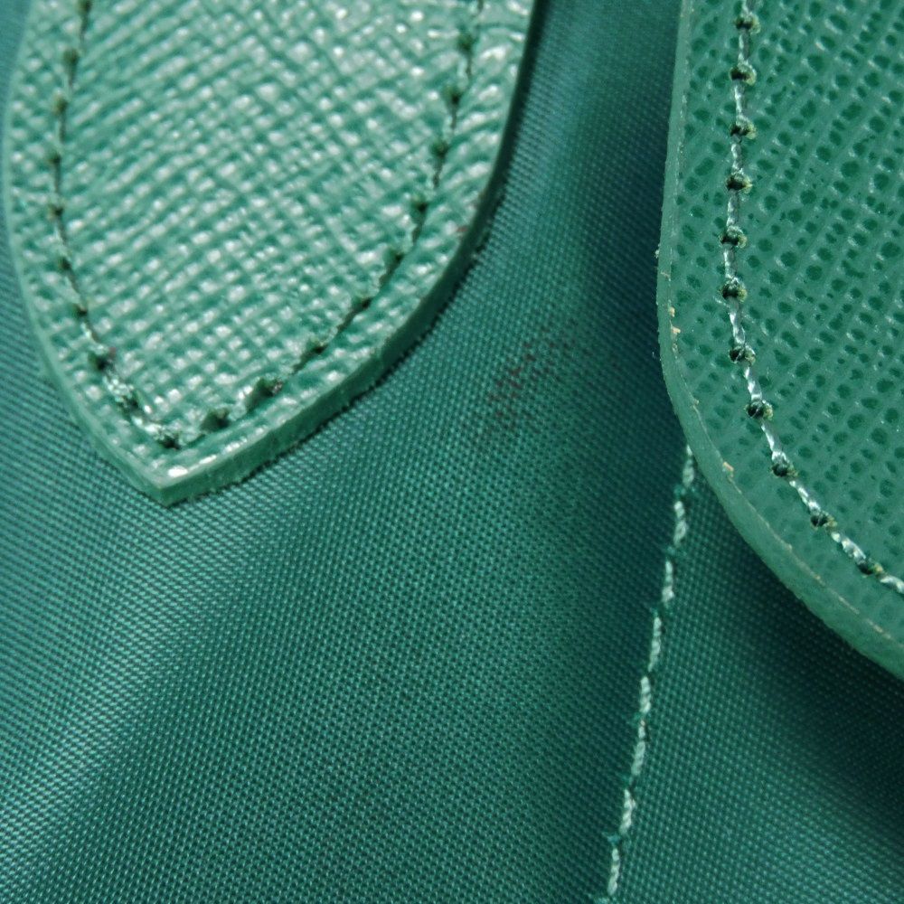 LONGCHAMP – Le Pliage Energy L Top Handle – Recycled Canvas Emerald – 100% Authentic ✨Very Good Pre-Owned Condition