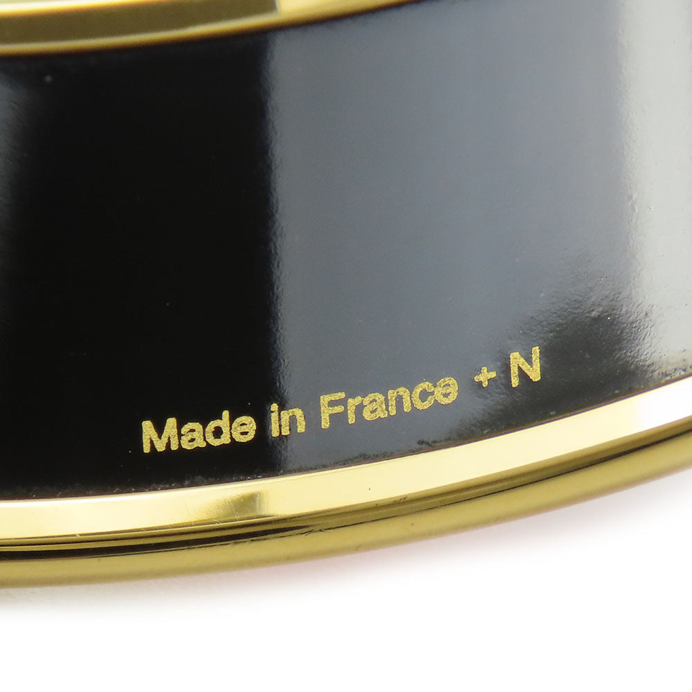 HERMÈS GM Bangle Orange Cloisonné enamel on metal 100% Authentic Pre-Owned ✨ Excellent condition