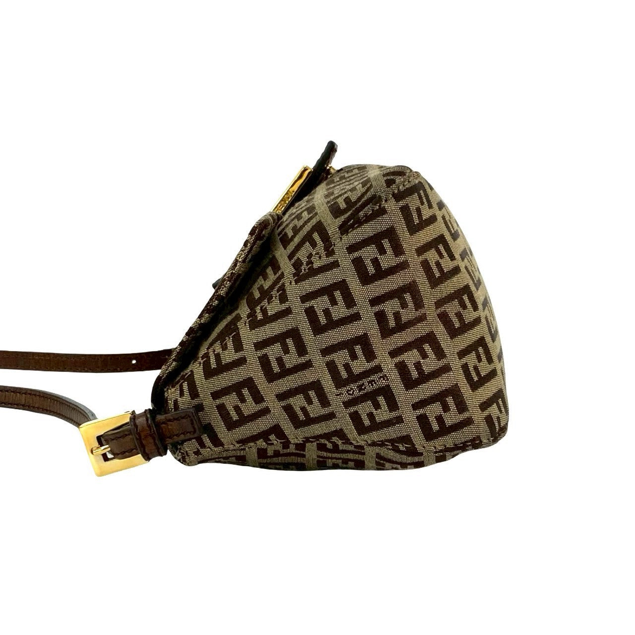 FENDI Mamma Bucket Zucchino FF Pattern by Silvia Venturini Fendi Early 2000s 100% Authentic Pre-Owned ✨