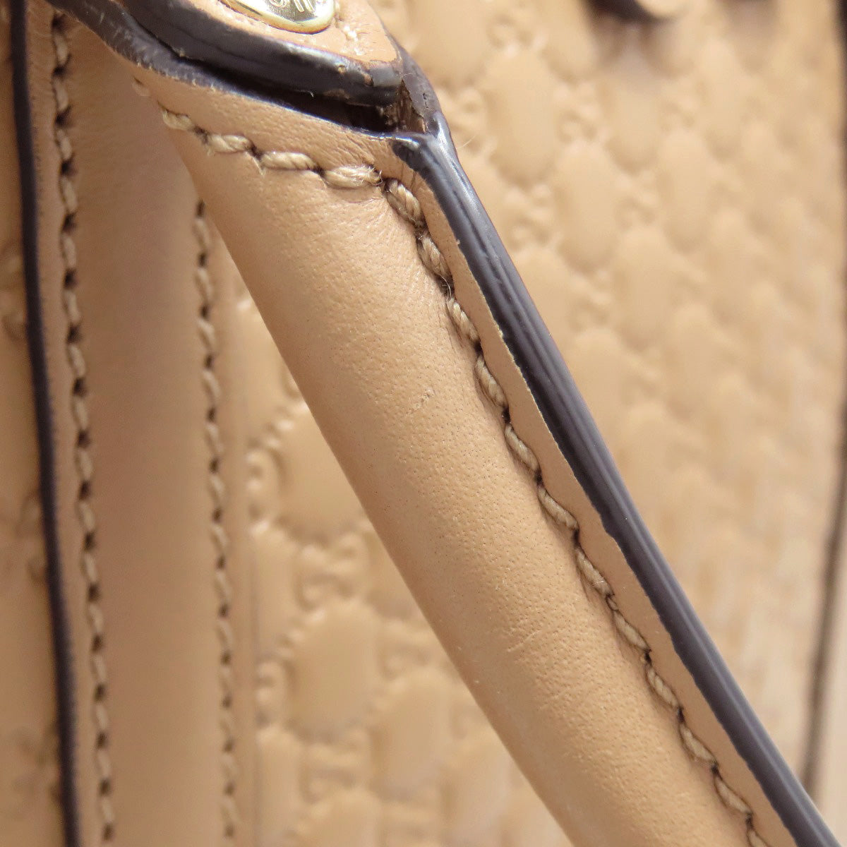 GUCCI GG Signature Microssima 2-Way Detachable shoulder strap Italy 100% Authentic Pre-Owned AB+ Rank ✨Very Good ✨
