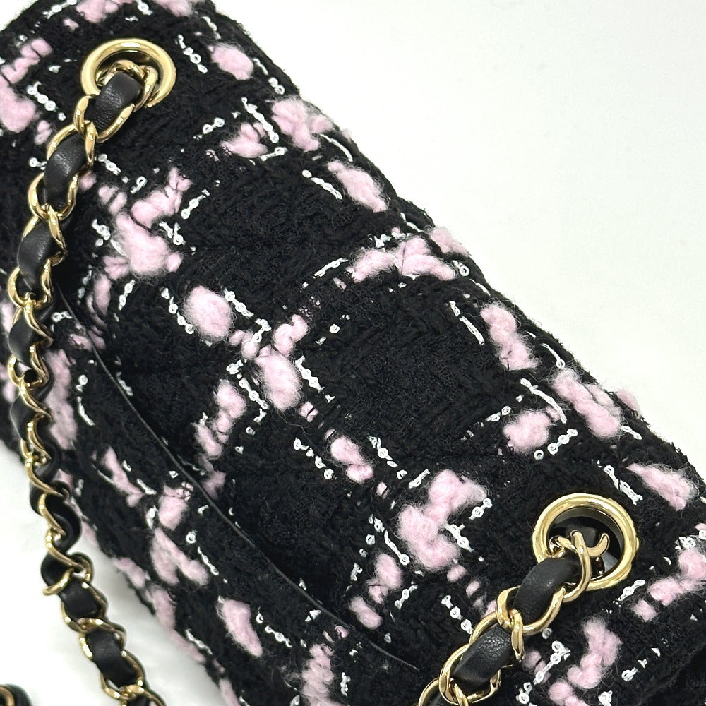 CHANEL – Classic Mini Matelassée otweed by Karl Lagerfeld Era 100% Authentic Pre-Owned NS Rank ✨Unused exhibit ✨