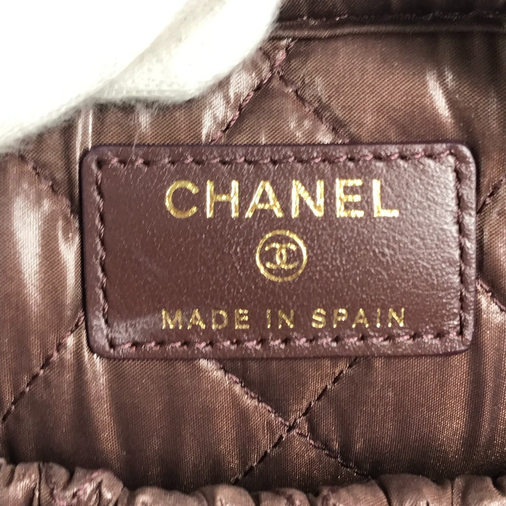 CHANEL – Pouch – CC COCO Mark Logo Matelassée– Karl Lagerfeld Era – Approx. 2018–2019 – 100% Authentic Pre-Owned SA Rank ✨ Excellent