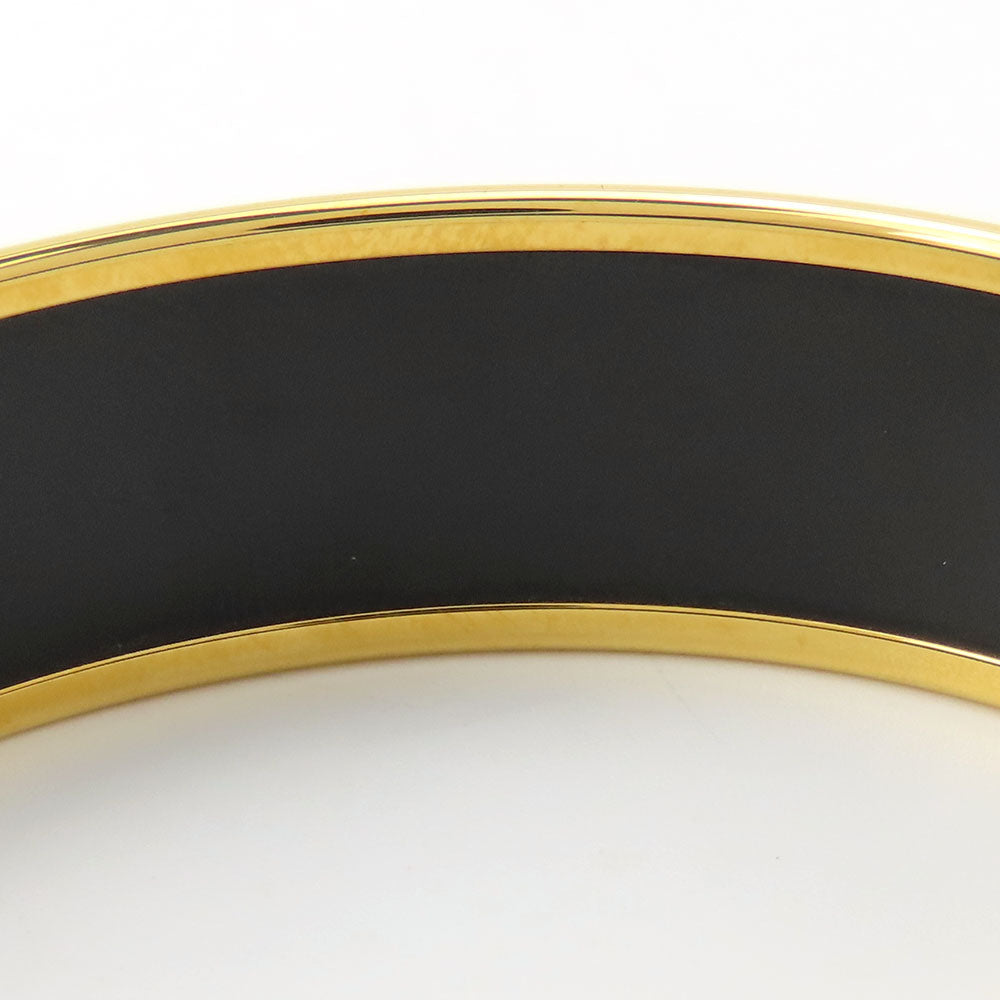 HERMÈS GM Bangle Orange Cloisonné enamel on metal 100% Authentic Pre-Owned ✨ Excellent condition