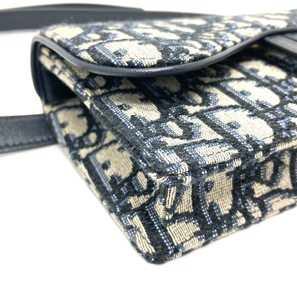 Dior Oblique Trotter Saddle Belt Pouch by John Galliano Era Early 2000s 100% Authentic ✨ Pre-Owned Near-New Condition