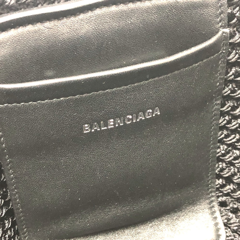 Balenciaga Ibiza Small Basket in Black Nylon & Lambskin – Designed by Demna, 2020s, 100% Authentic Pre-Owned ✨Near-New Condition