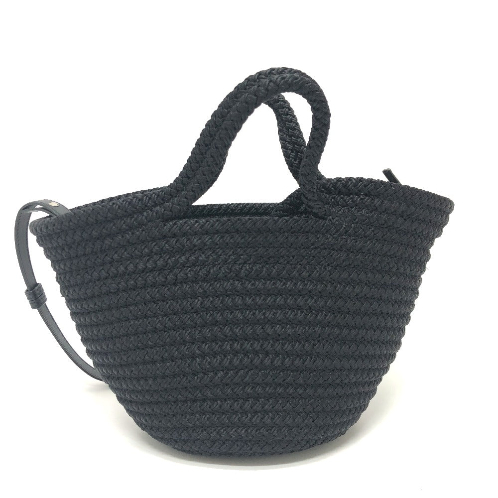 Balenciaga Ibiza Small Basket in Black Nylon & Lambskin – Designed by Demna, 2020s, 100% Authentic Pre-Owned ✨Near-New Condition