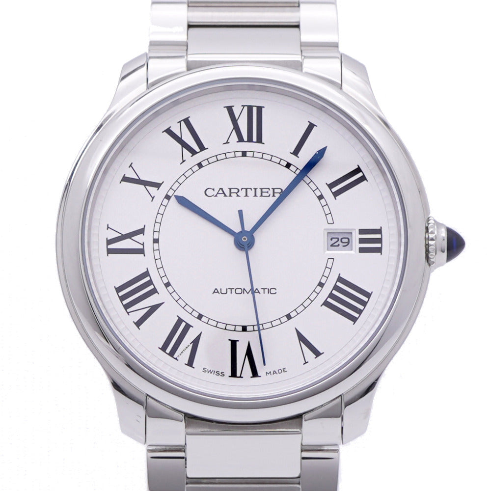 Cartier Ronde Must Silver Dial Mechanical Automatic Switzerland 100% Authentic Pre-Owned ✨