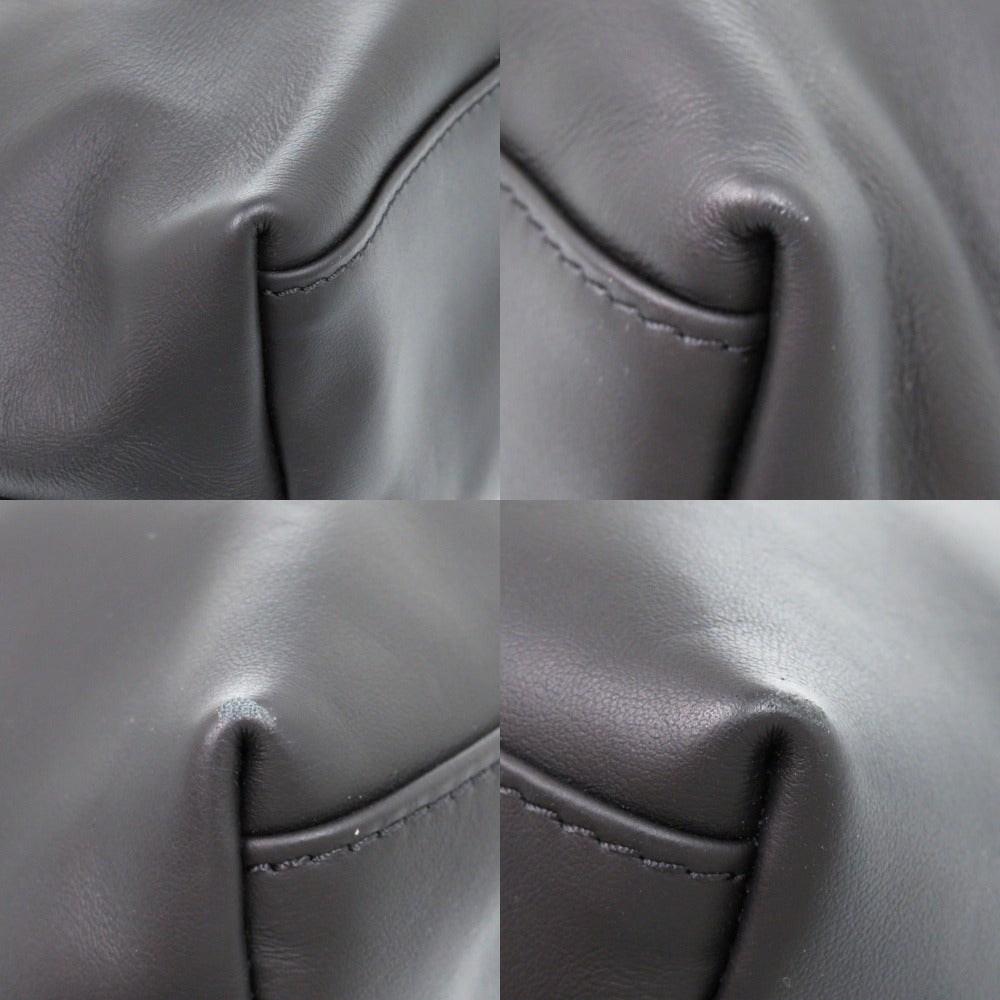 Longchamp – Le Pliage Extra Shoulder Bag – Black Leather – 100% Authentic ✨Pristine Pre-Owned Condition