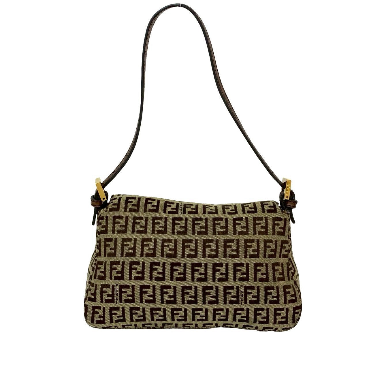 FENDI Mamma Bucket Zucchino FF Pattern by Silvia Venturini Fendi Early 2000s 100% Authentic Pre-Owned ✨