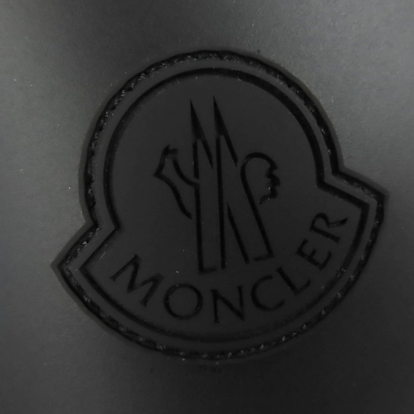 MONCLER – Ankle Boots – GINETTE – Rubber Matt Black – Size 39 –