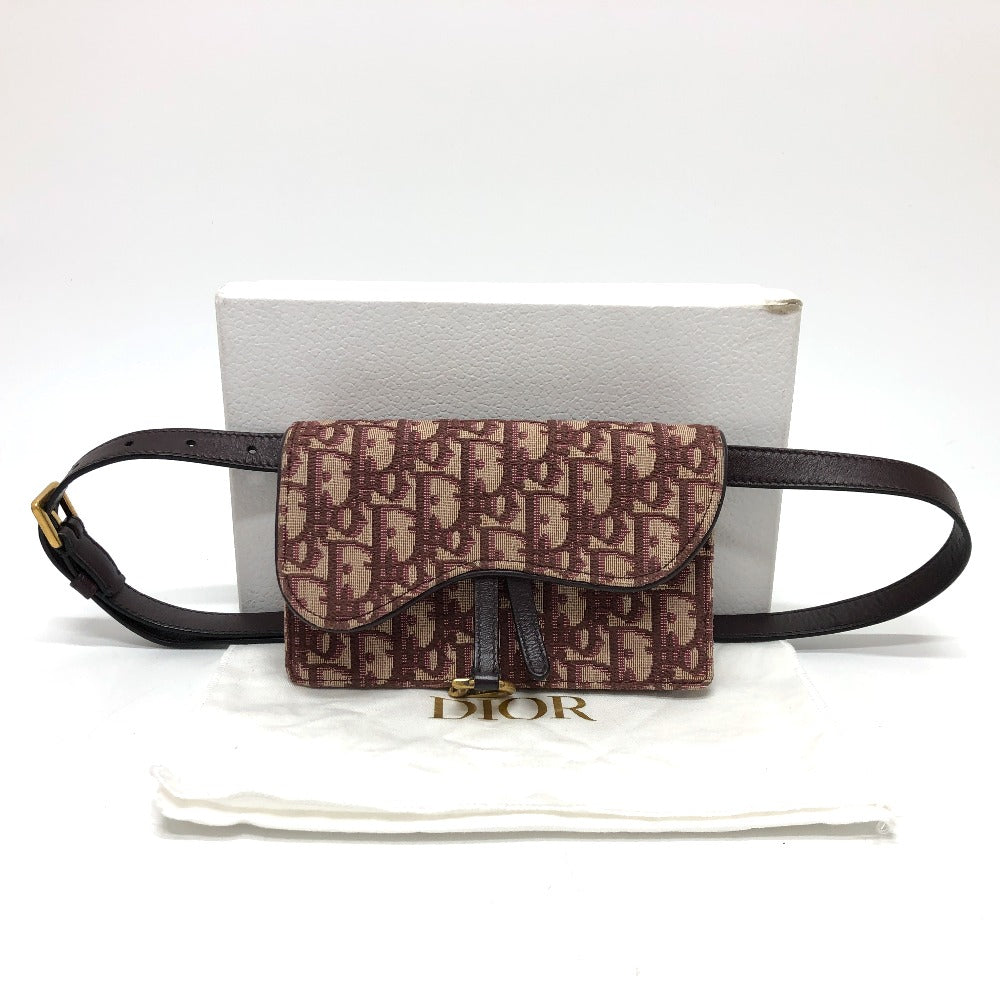Christian Dior Saddle Belt Pouch by John Galliano Era Early 2000s – 100% Authentic Pre-Owned ✨Very Good Vintage Condition