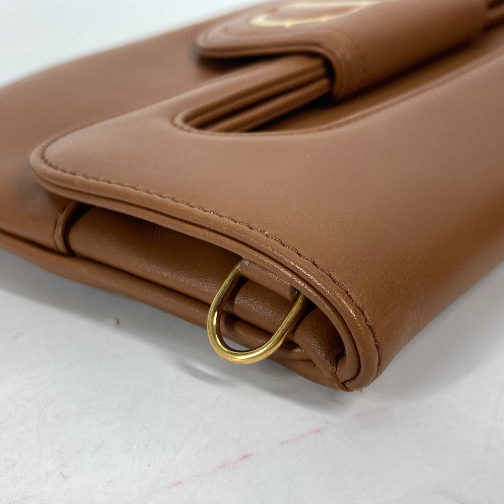 Dior Brown Clutch Dior double Médium 100% authentic Pre owned ✨Near New✨ Condition