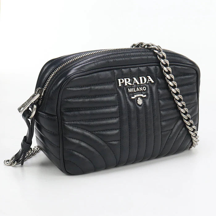 PRADA – Diagram Chain Bag – Miuccia Prada – 2018 – 100% Authentic Pre-Owned