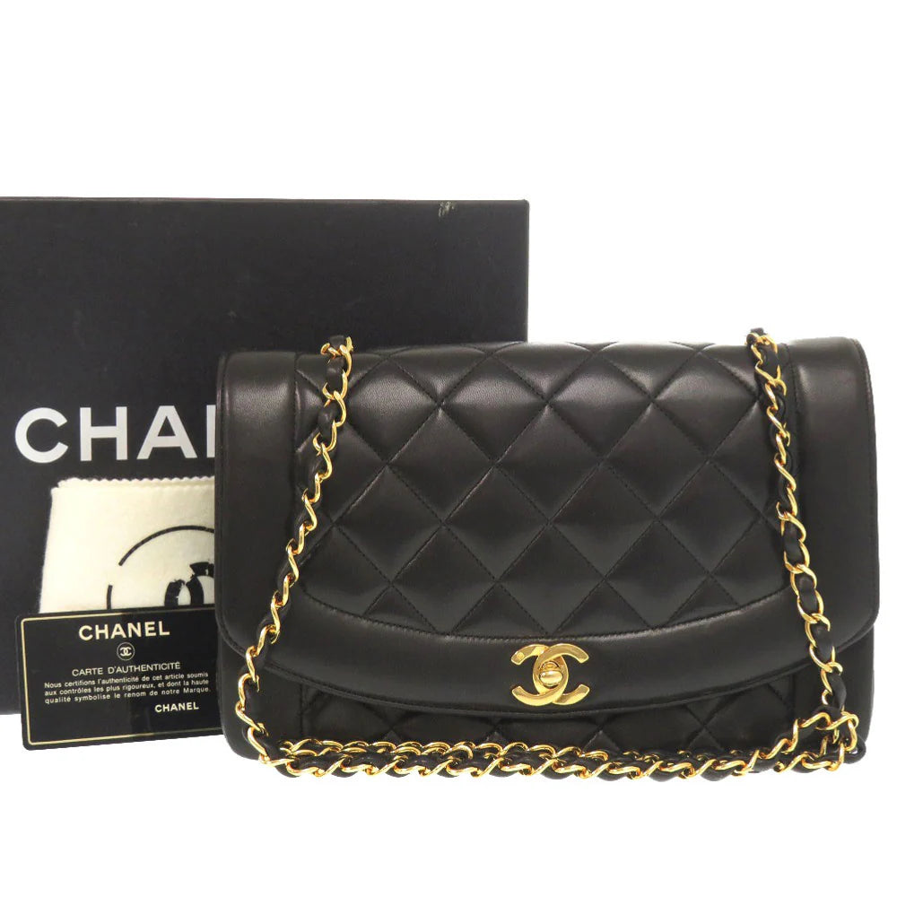 CHANEL – Diana 25 Medium – COCO Mark – Karl Lagerfeld – 1990s – 100% Authentic ✨Excellent Pre-Owned
