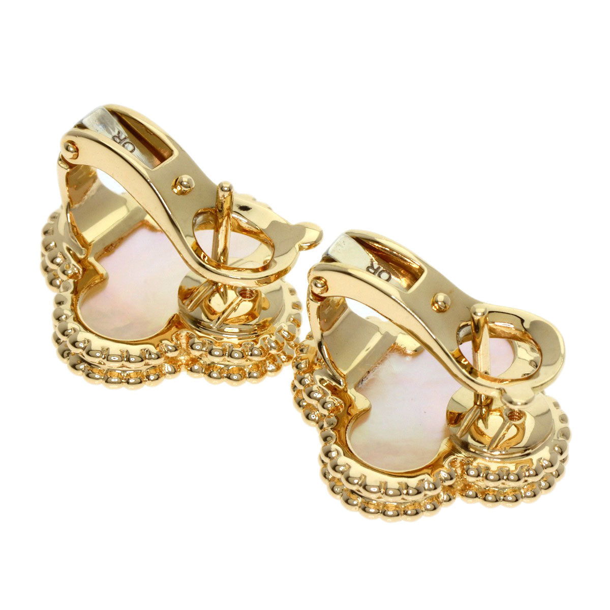 VAN CLEEF & ARPELS β Vintage Alhambra Earrings β 18K Yellow Gold β Introduced 1968 β 100% Authentic Pre-Owned β¨