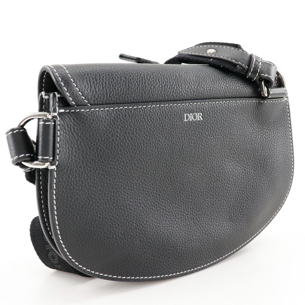 Dior Saddle Sling Bag Black Calfskin Men’s Crossbody 100% Authentic ✨Excellent Pre-Owned Condition