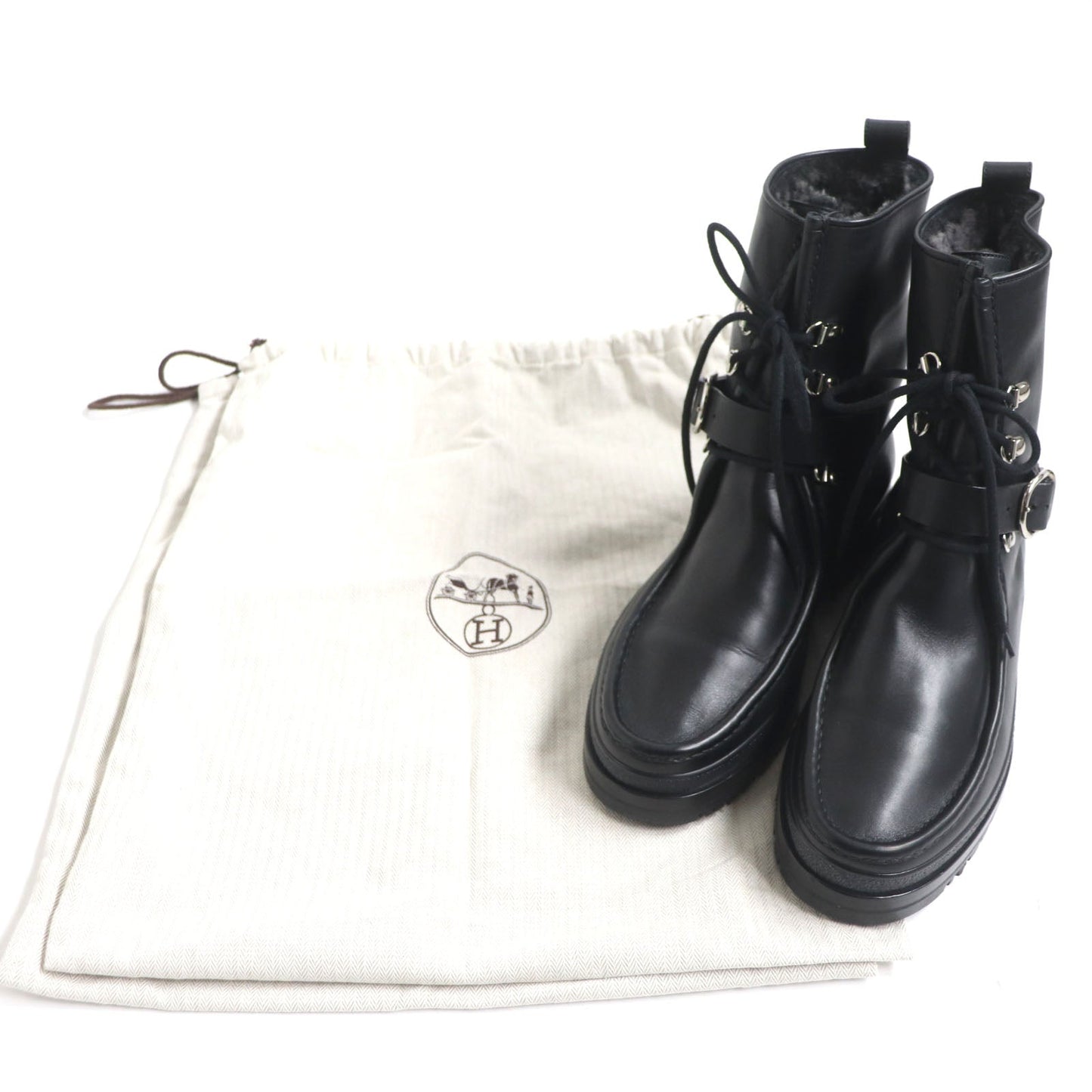 HERMES Men’s boots 39.5 100% Authentic ✨Excellent, pre owned Hardly Used Condition